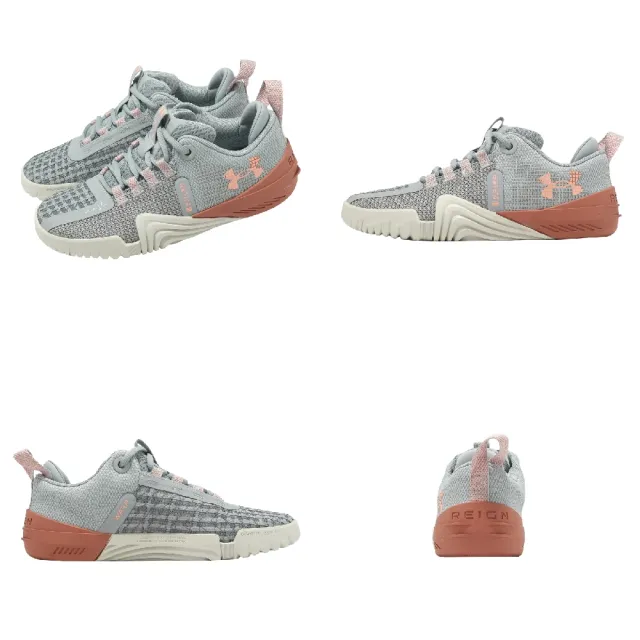 【UNDER ARMOUR】訓練鞋 W TriBase Reign 6 女鞋 灰 健身 緩衝 多功能 3027342102