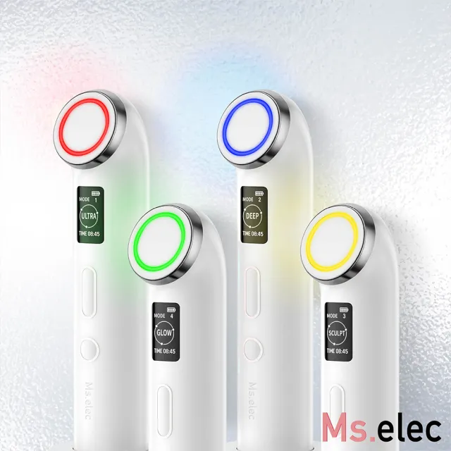 【Ms.elec 米嬉樂】音波超導高階美容儀 SV-004(超導提拉/音波震動/緊緻塑顏)