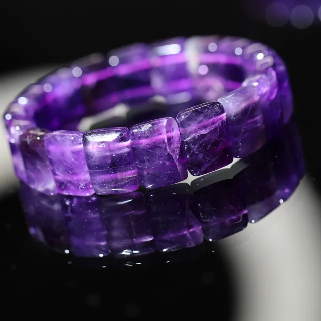 金富發啟動能量天然紫水晶手排