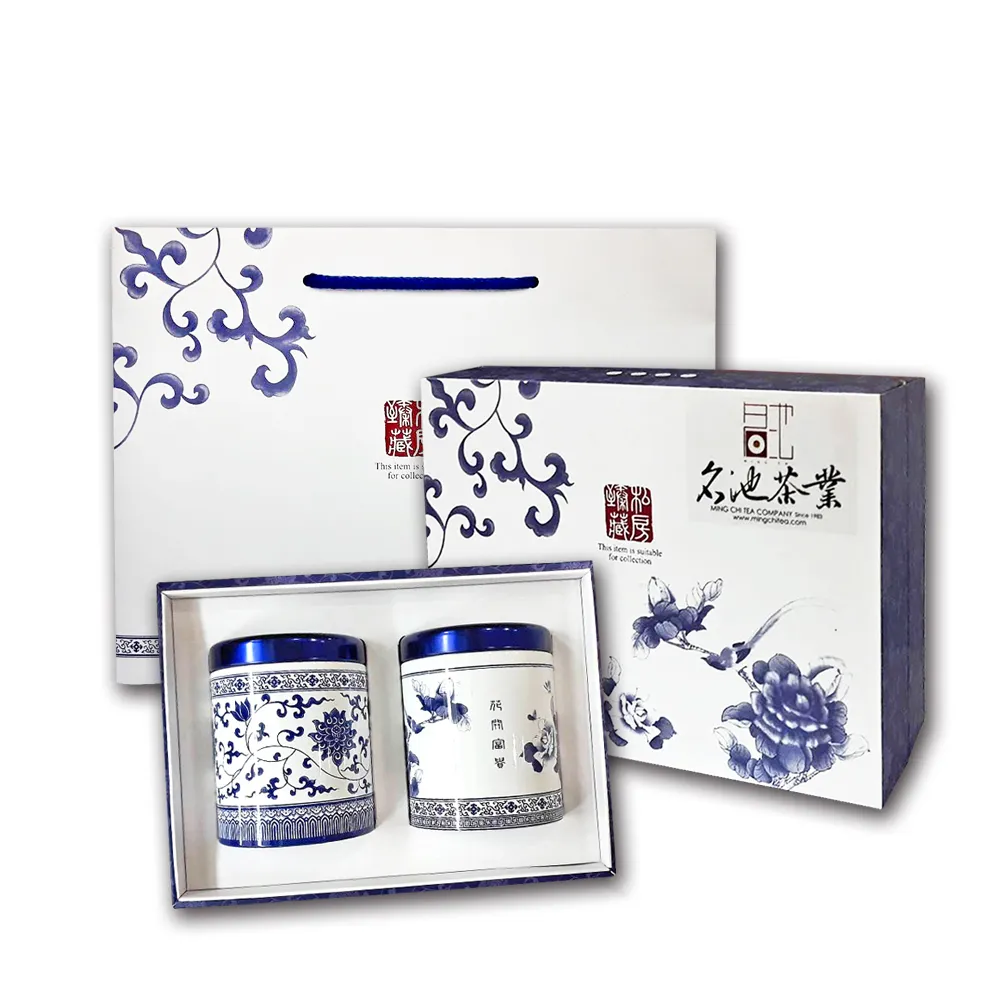 【名池茶業】福壽梨山極品手採烏龍茶葉禮盒-私房臻藏款75gx2罐