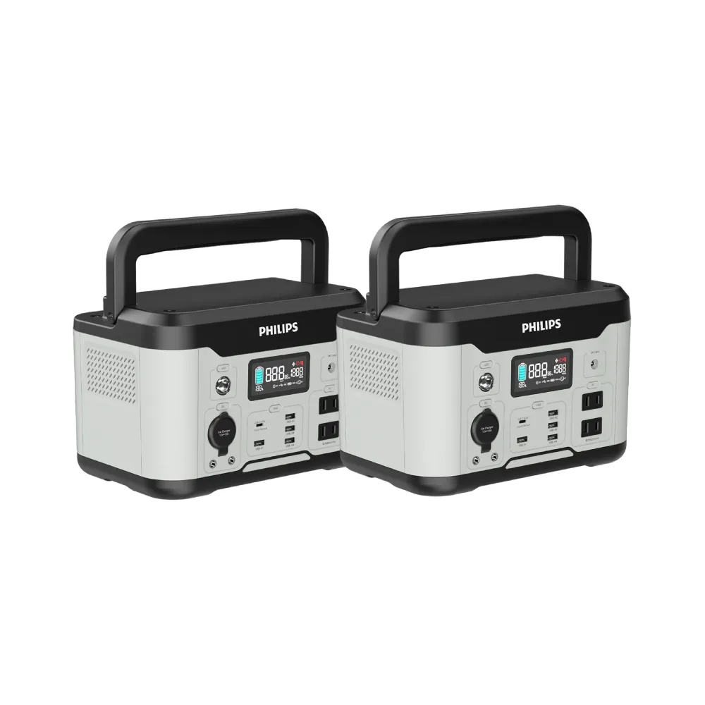 【Philips 飛利浦】2入組!! Philips 飛利浦 600W 攜帶式儲能行動電源(DLP8093C)