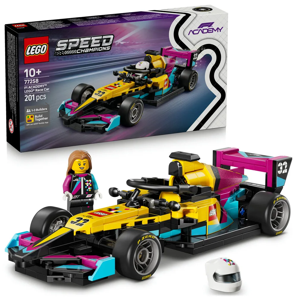 【LEGO 樂高】極速賽車系列 77258 F1 ACADEMY LEGO 賽車(Formula 1 模型車 玩具 積木)