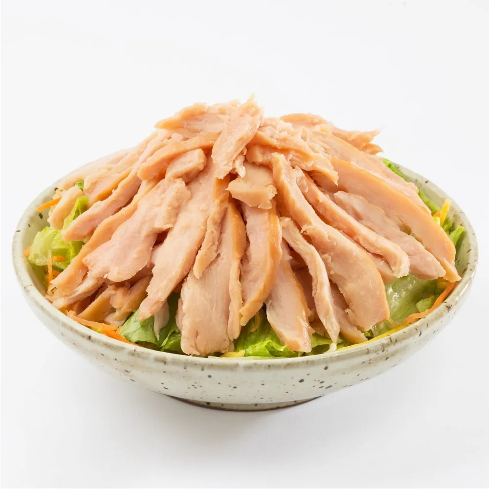 【紅龍】軟嫩煙燻雞肉片2包組(1kg/包)