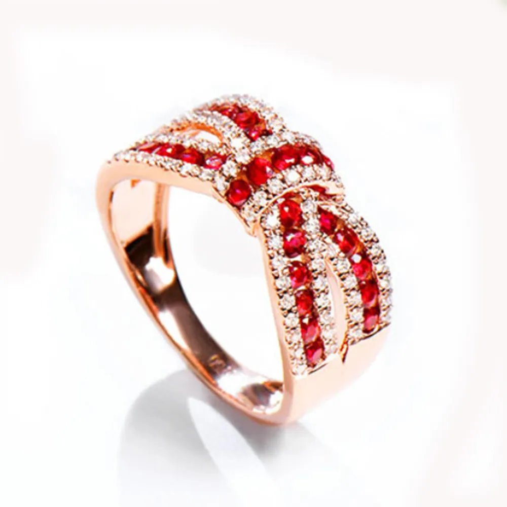 【禾美珠寶】天然紅寶石戒指SN218(18K金)