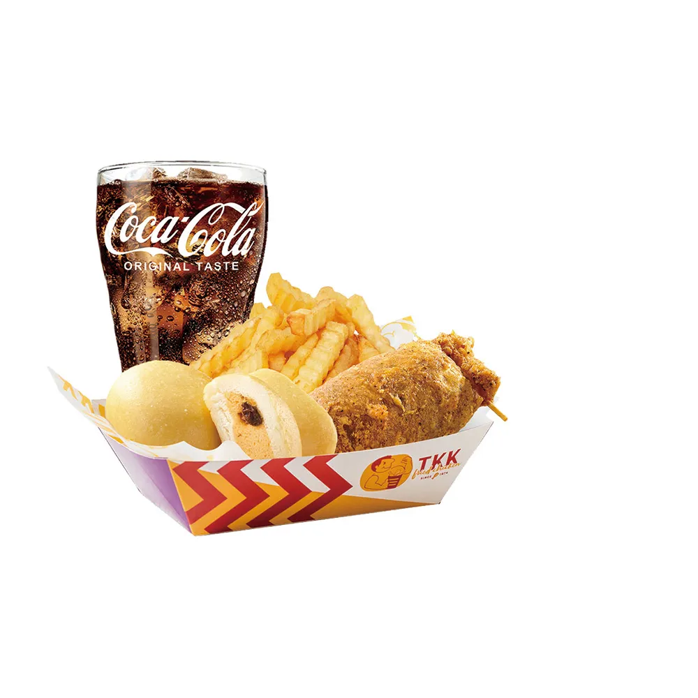 【TKK 頂呱呱】E546 獨享波浪餐 (呱呱包1顆、波浪薯條1份、甜甜包1份、可樂1杯) 好禮即享券