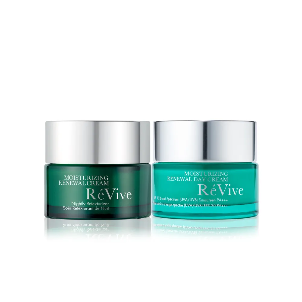 【ReVive】官方直營 日夜霜霸超值組(光采再生活膚霜50ml+光采再生活膚日霜50ml)