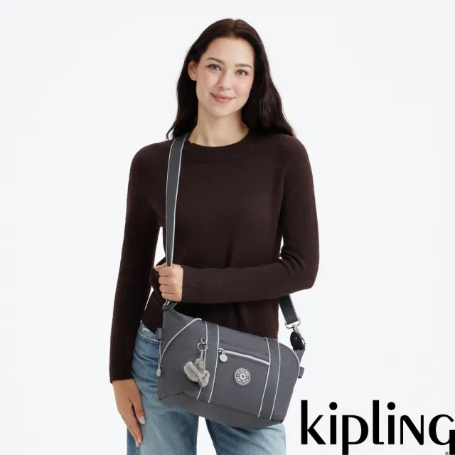 【KIPLING】月光灰手提側背包-ART MINI 女包