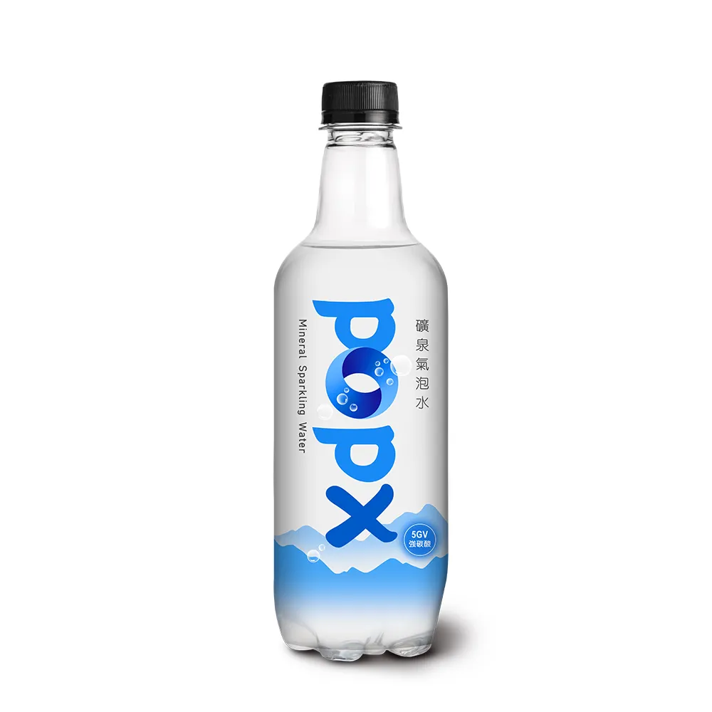 【悅氏】悅氏 POP X礦泉氣泡水  520mlx24入/箱