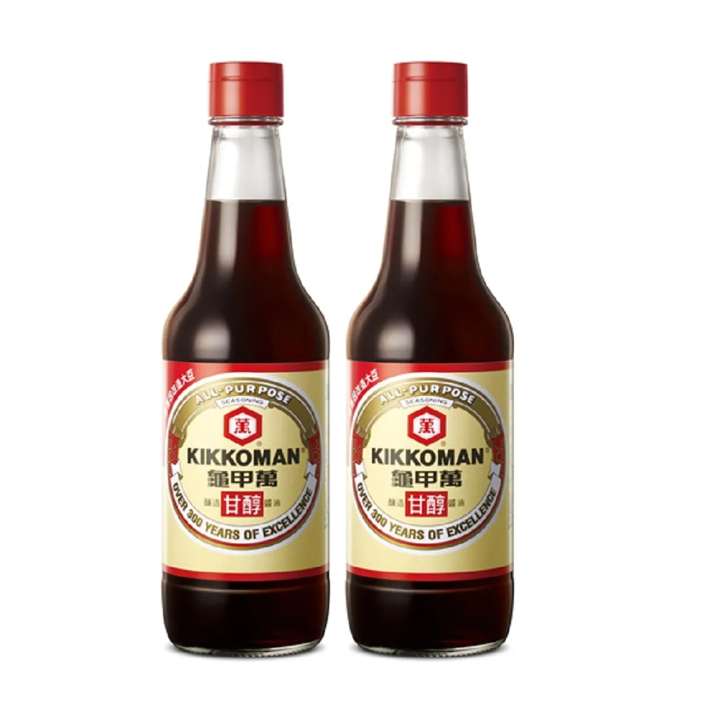 【龜甲萬】甘醇醬油500mlx2入 