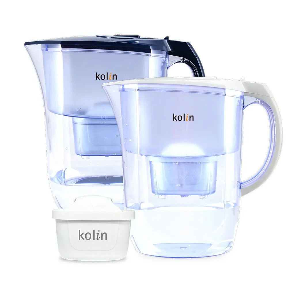 【Kolin 歌林】3.8L四重精濾濾水壺(內含四重濾芯*1/適用Brita)