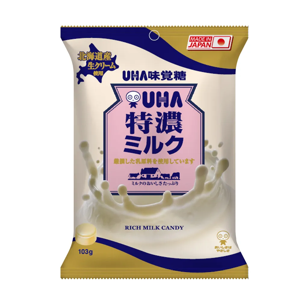 【UHA 味覺糖】特濃牛奶糖(103g)