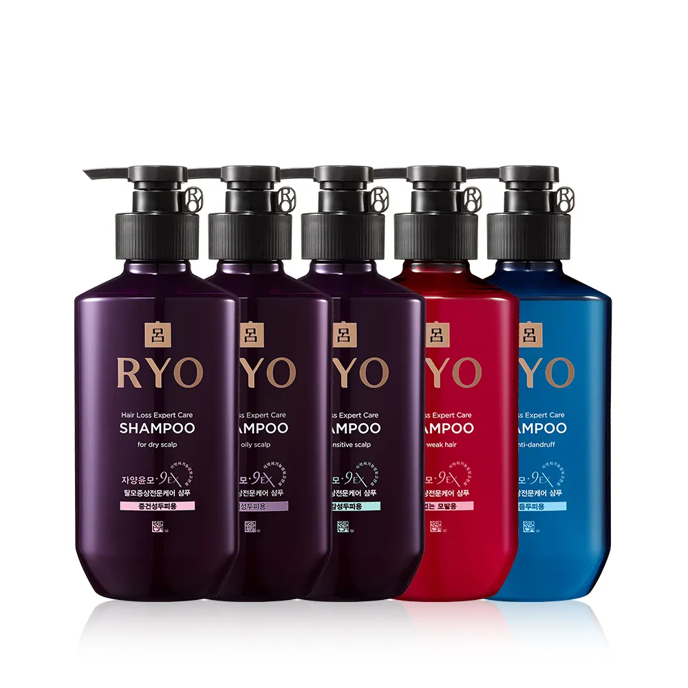 【RYO 呂】官方直營 滋養韌髮 洗髮精 400ml(油性/中性/敏感/蓬鬆/去屑)