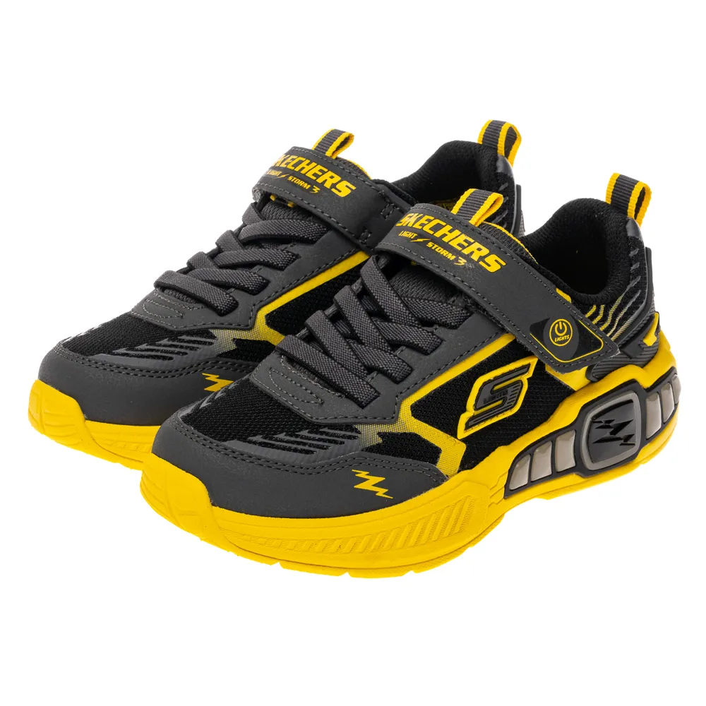 【SKECHERS】男童系列 男童鞋 運動鞋 燈鞋 LIGHT STORM 3.0 (400151LCCYL)