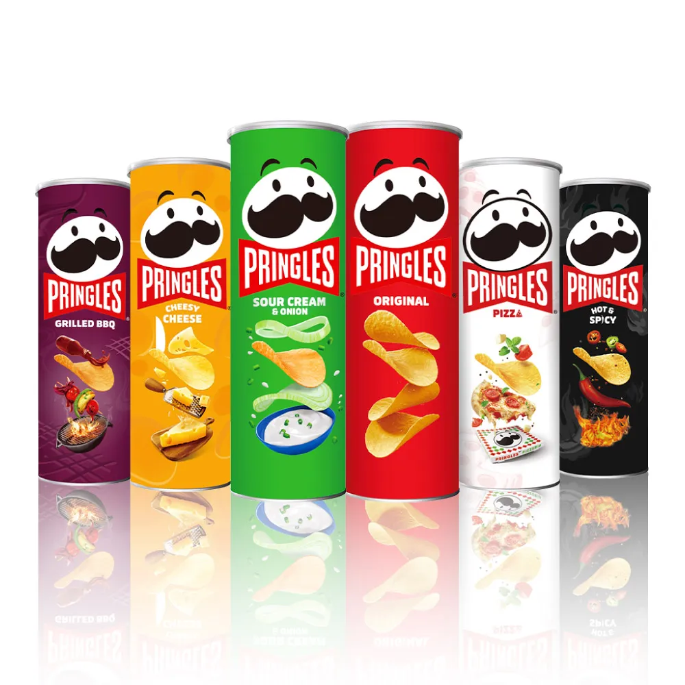 【Pringles 品客】品客洋芋片任選口味(95g-102g) 三入組