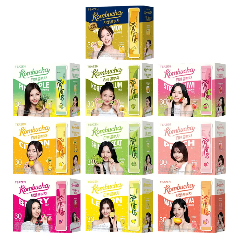 【TeaZen 茶禪】TEAZEN 康普茶3盒組 10種口味任選(5g*30入/盒)