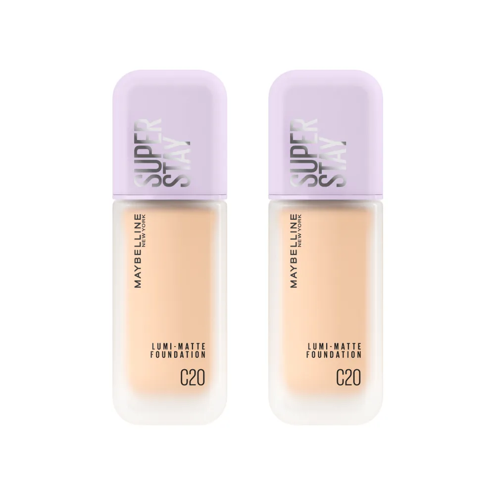 【MAYBELLINE 媚比琳】裸霧光持久水粉底 AIR SPF12 PA+++ 2入 #小方胖AIR