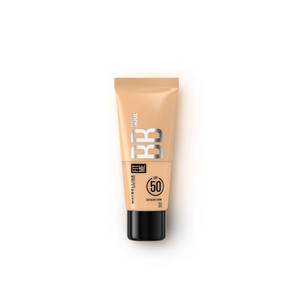 【MAYBELLINE 媚比琳】FIT ME 水感BB裸妝乳SPF50 25ml