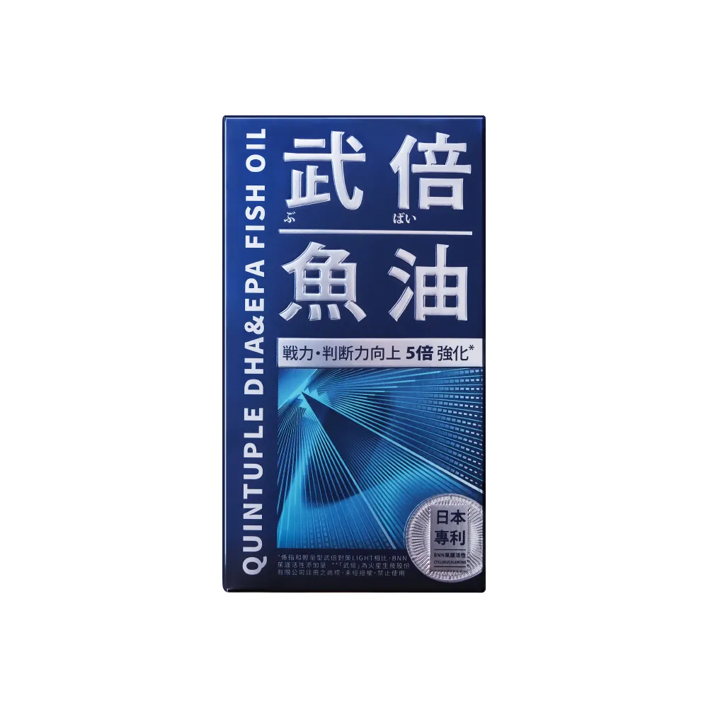 【TAIZAKU 火星生技】(分次配)武倍魚油 60粒/盒 (瑪卡 精胺酸 鋅 BNN蕉護活性 男性保健 戰力提升)