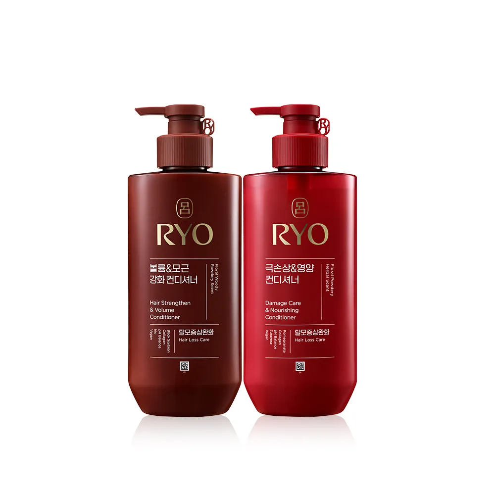 【RYO 呂】官方直營 全方位頭皮養護潤髮乳 480ml(染燙受損/豐盈蓬鬆)