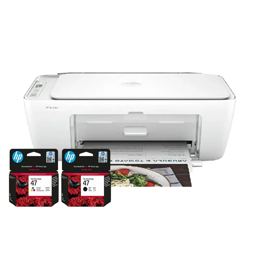 【HP 惠普】官方直營 升2年保 搭1黑1彩墨★Deskjet UIA 4925 狠惠省大供墨複合機(影印/列印/掃描/WiFi/9J06