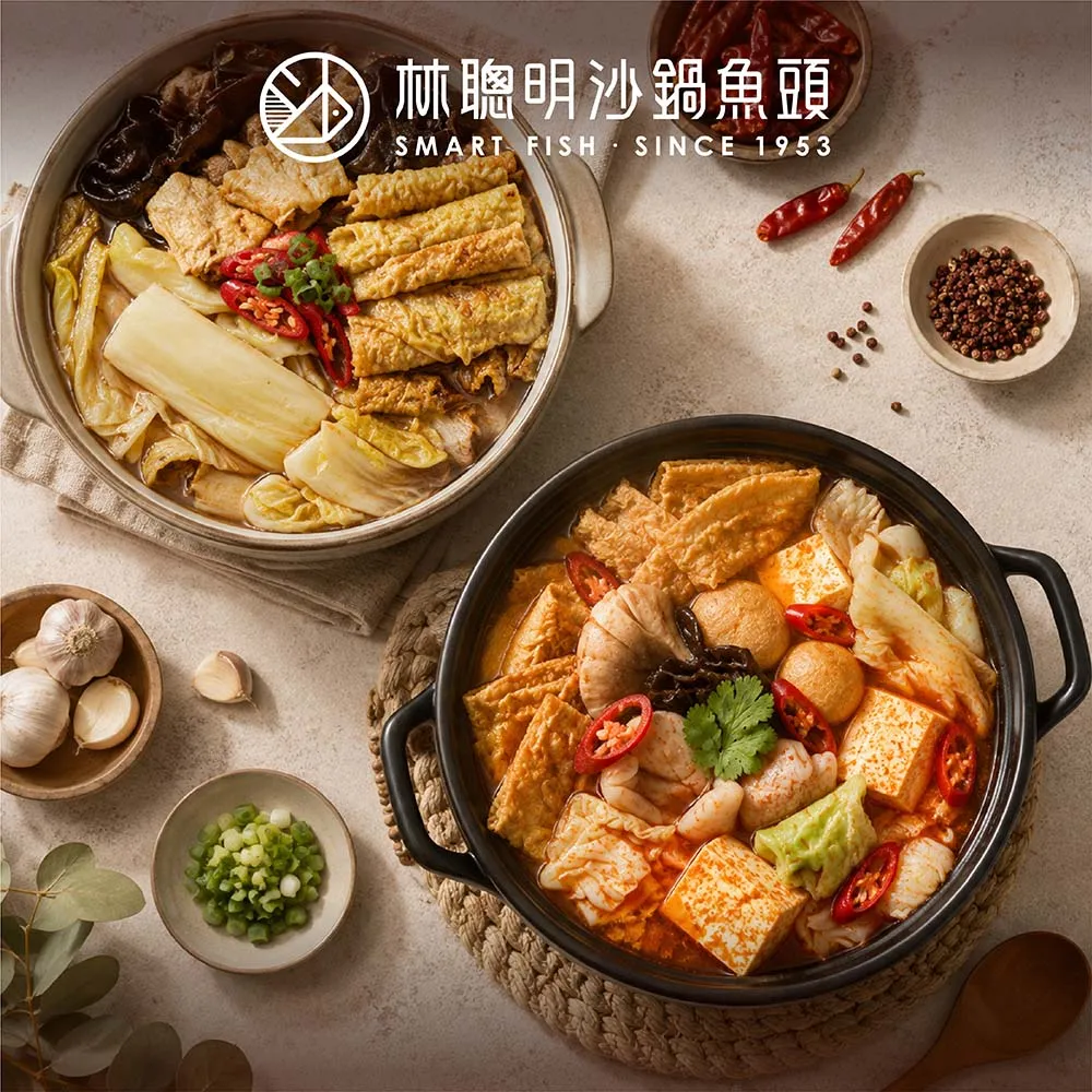 【林聰明】麻辣沙鍋菜/經典沙鍋菜 任選x6(1000g/包 嘉義排隊名店 獨門沙茶麻辣 湯底調理包 冷凍宅配)