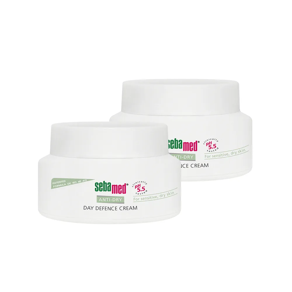 【SEBAMED 施巴】抗乾敏柔護霜50mlx2入(總代理)