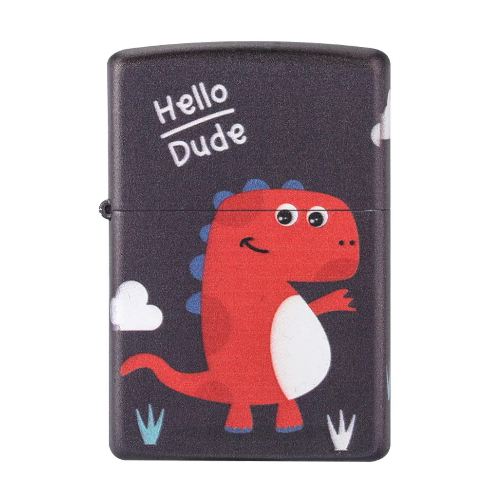 【Zippo官方直營】小恐龍系列-深咖啡色防風打火機(美國防風打火機)