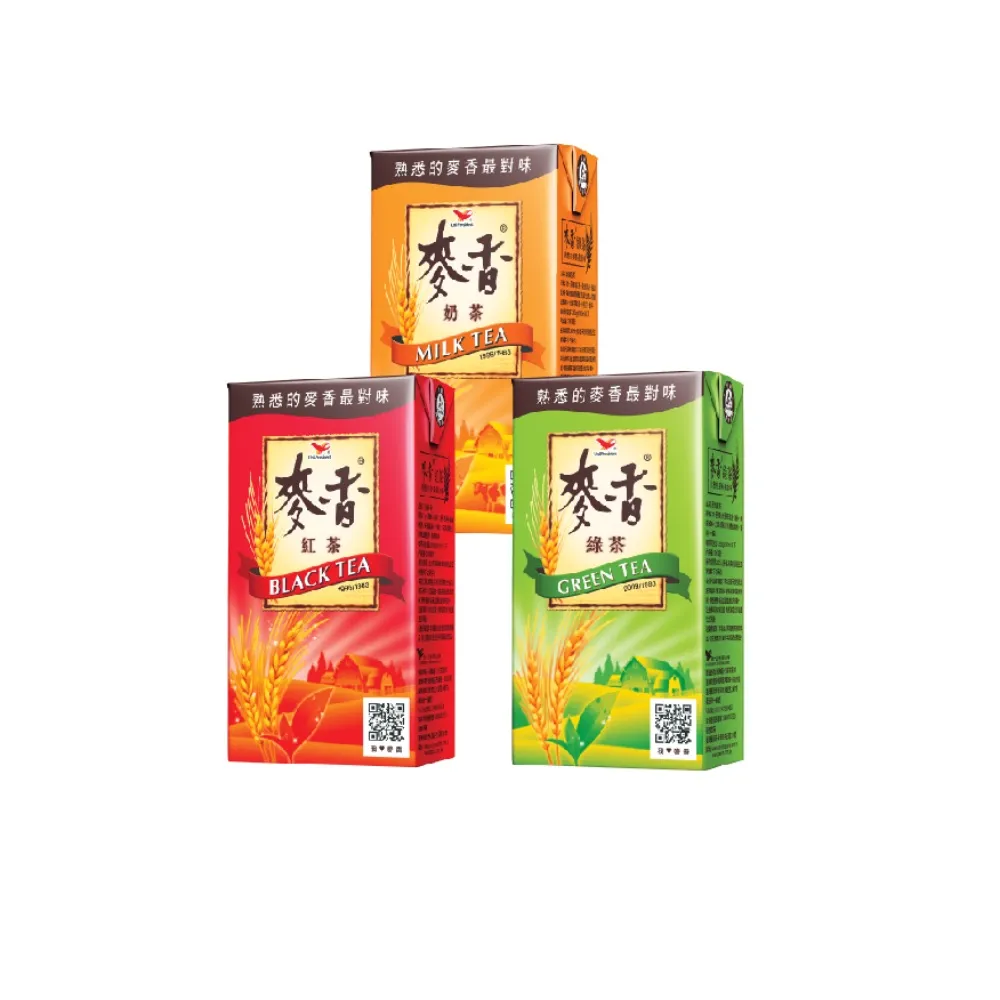 【麥香】300mlx6入/組(紅茶/綠茶/奶茶)(中元)