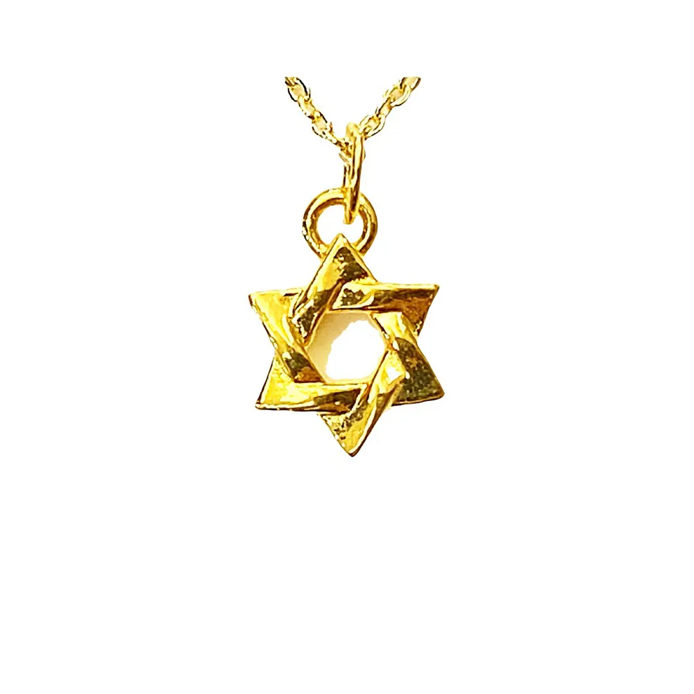 【金寶貝】黃金項鍊 神秘六芒星 金重約0.07錢±2厘(生日禮 情人禮 畢業禮)