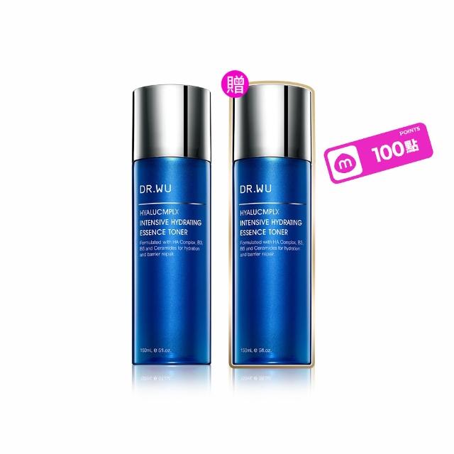 【DR.WU 達爾膚】玻尿酸保濕精華化妝水150ML(經典款 2入組)