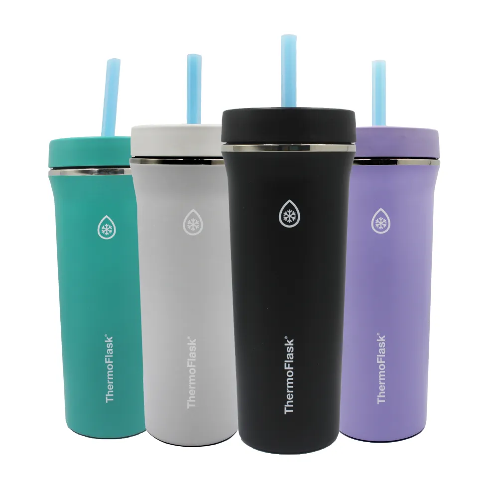 ThermoFlask 不鏽鋼吸管隨行杯 950ml