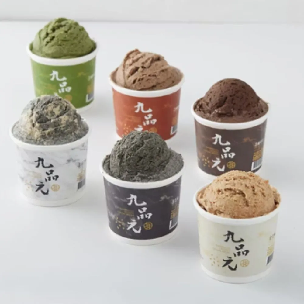 【九品元】綜合芝麻冰淇淋6入(mo特談組；冰淇淋；芝麻)