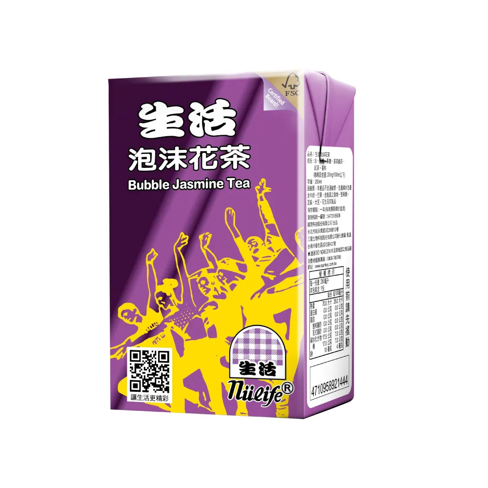 【生活】泡沫花茶250mlx24入/箱(TQF微笑標章)