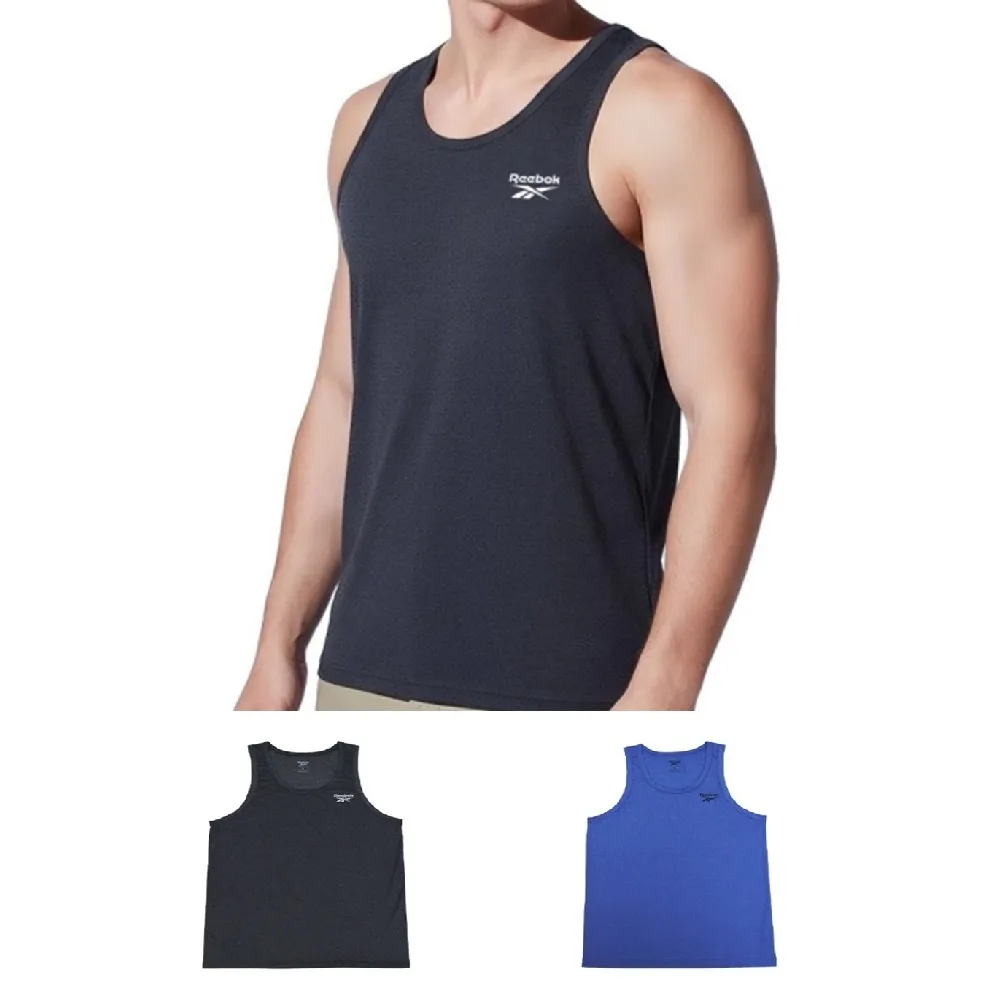 【Porabella】REEBOK男絲滑涼爽背心 男背心 涼感上衣 素背心 內搭背心