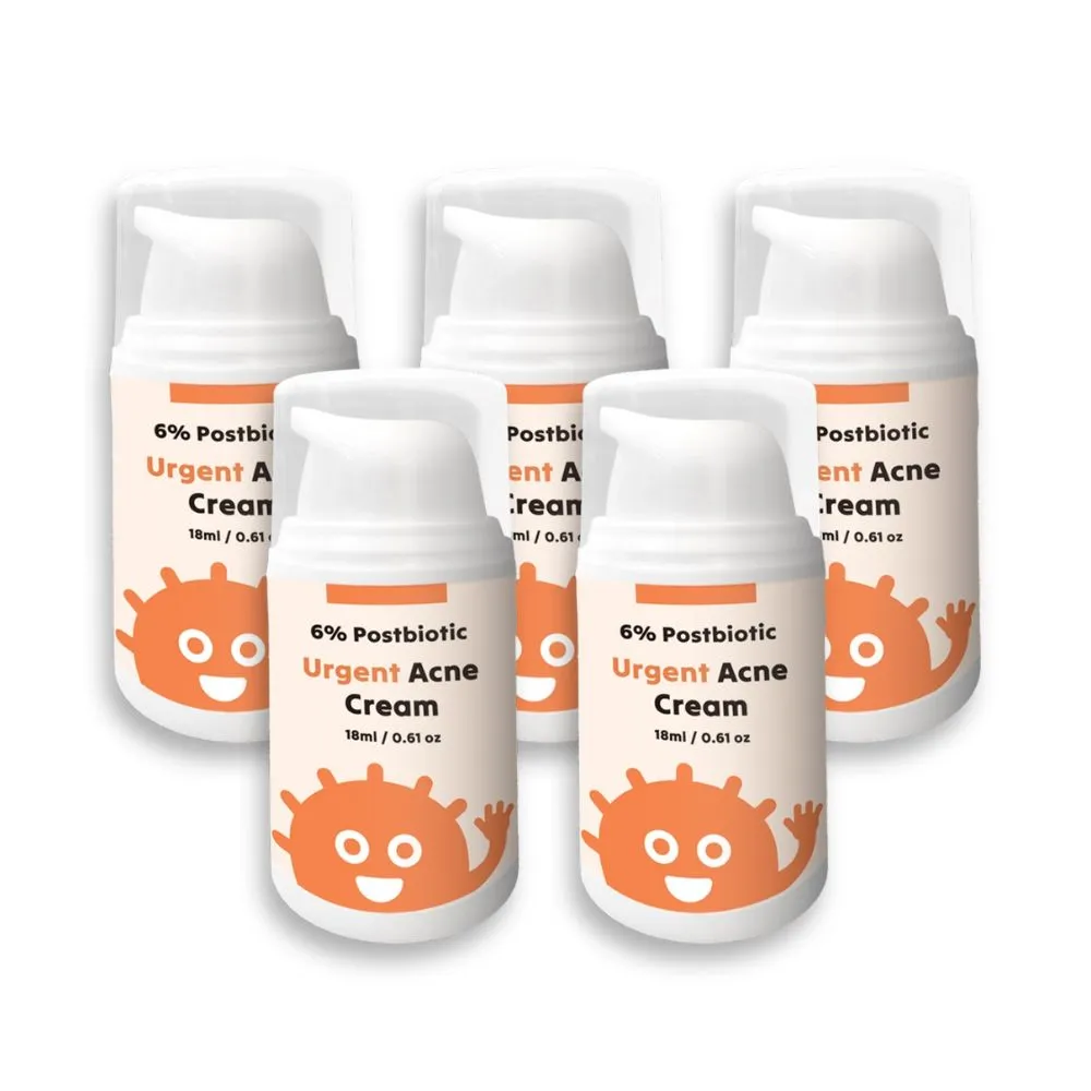 【ELLO】益生菌淨痘調理乳霜 Urgent Acne Cream 18ML 5入組