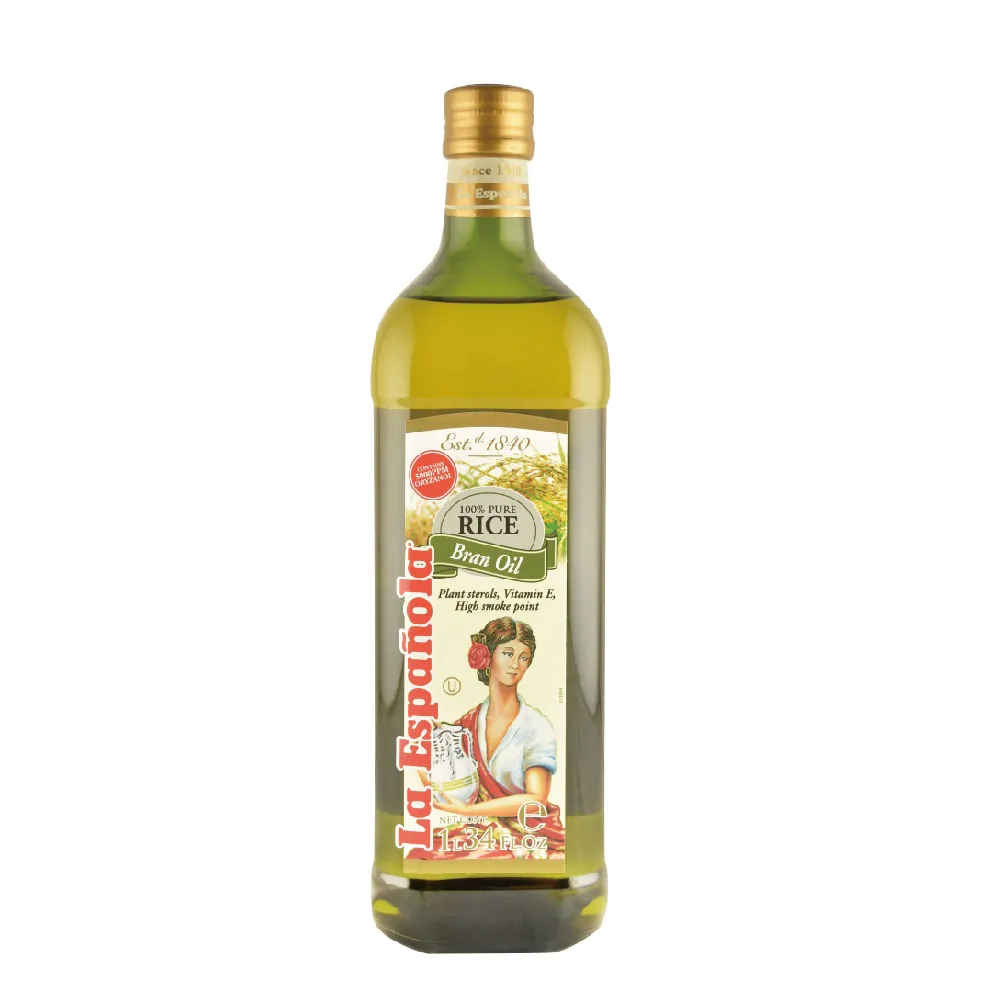 【LA Espanola 萊瑞】100% 原裝進口玄米油1000ml(玻璃瓶裝)