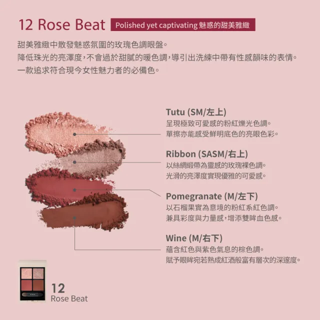 【RMK】立體調色眼盤 4.6g (多色任選)(加贈潔膚粉霜組)