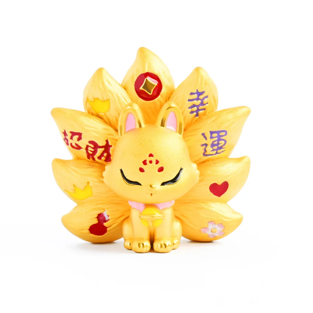 【元大珠寶】黃金擺件9999幸運九尾狐仙(2.10錢正負5厘)