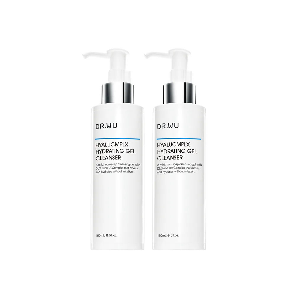 【DR.WU 達爾膚】玻尿酸保濕潔顏凝露150ML(2入組)