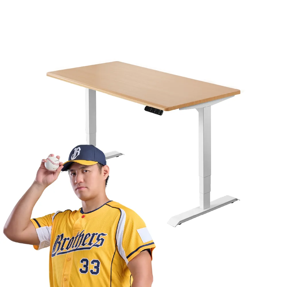 【FUNTE】Prime 4 旗艦款電動升降桌/三節式+ 120x80cm 四方桌板 八色可選(辦公桌 電腦桌 工作桌 書桌)