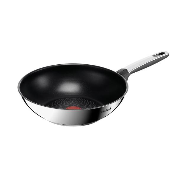 【Tefal 特福】精銳系列28cm不沾鍋炒鍋(不挑爐具、IH爐可用鍋)