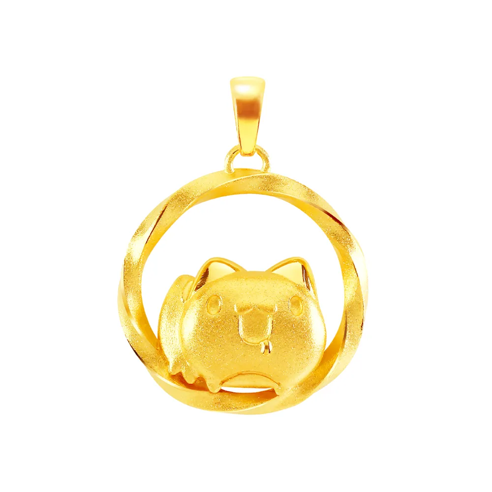【2sweet 甜蜜約定】貓貓蟲咖波第三波系列純金硬金墜飾 約0.67錢(甜蜜約定 貓貓蟲咖波 金飾)