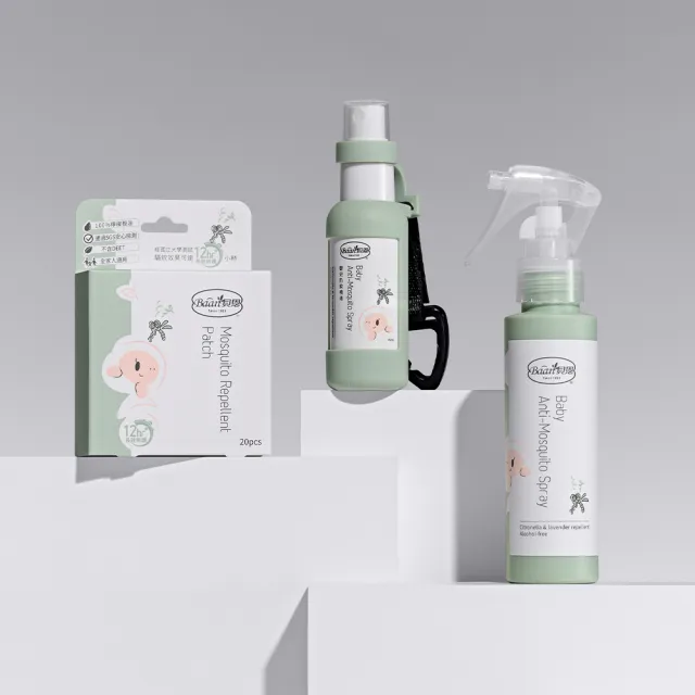 【Baan 貝恩】嬰兒防蚊噴液1入(80ml/入)