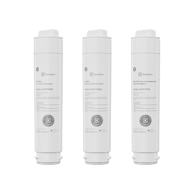 【Electrolux 伊萊克斯】極淨瞬熱600 RO飲水機-2年份濾心特惠組(前置_RO_活性碳三效整合)