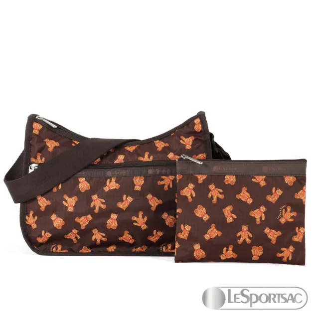 【Lesportsac】Standard 側背水餃包/流浪包(經典泰迪)
