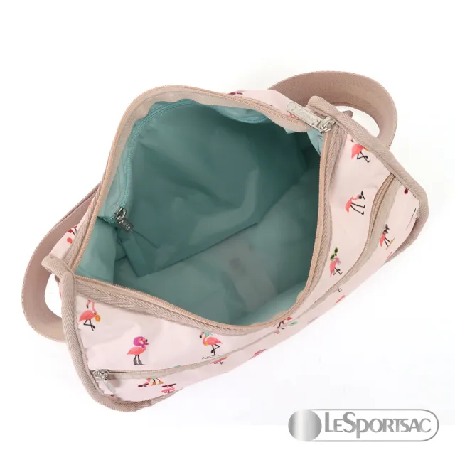 【Lesportsac】Standard 側背水餃包/流浪包(粉漾火鶴)