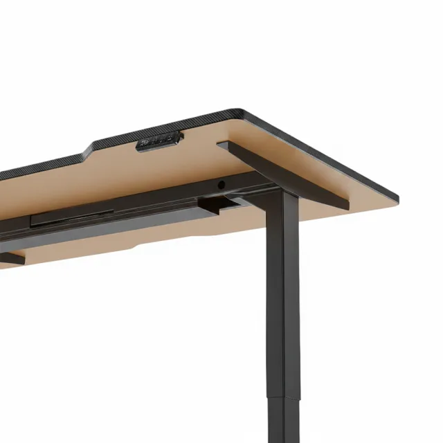 【FUNTE】Flying 電競升降桌/三節式☆ 120x60cm 前凹/後凹 碳纖維紋桌板(辦公桌 電腦桌 工作桌)