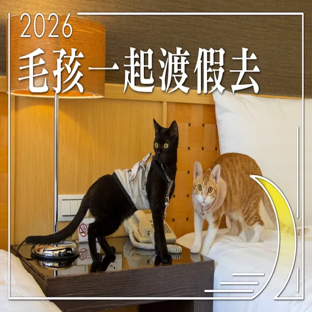 【日月潭力麗哲園月潭館】毛孩一起渡假趣!平日升等四人房大空間(毛孩專屬住房/贈寵物過夜大禮包)