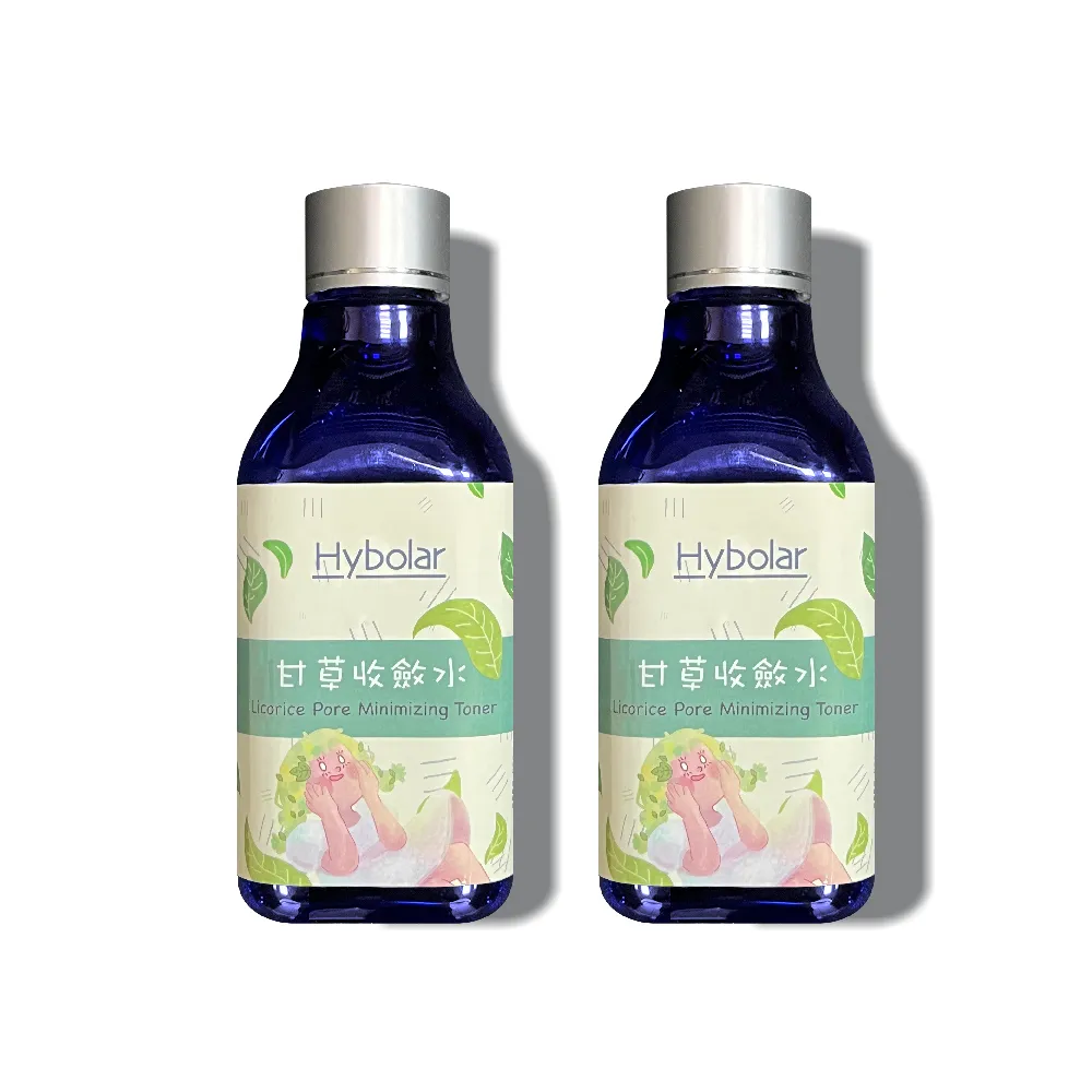 【Hybolar】甘草收斂水200ml*2入組(控油油水平衡化妝水臉部保養補水敏感肌適用)
