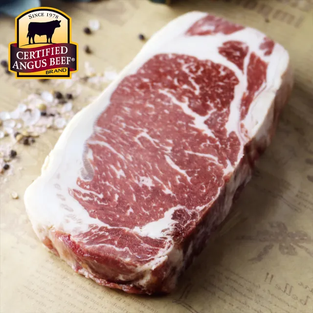 【勝崎生鮮】美國CAB濕式熟成厚切老饕紐約克牛排8片組(400公克±10% / 1片)